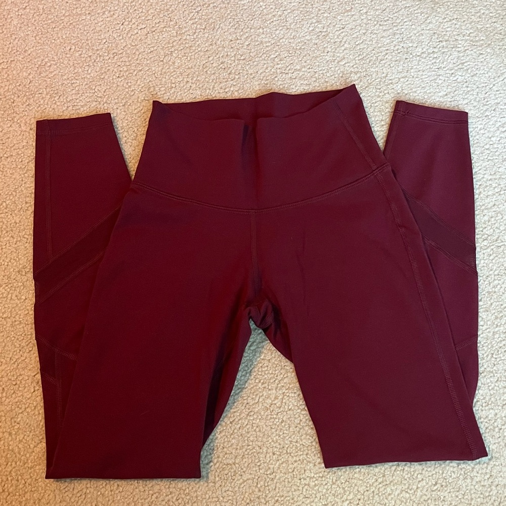 Maroon Leggings